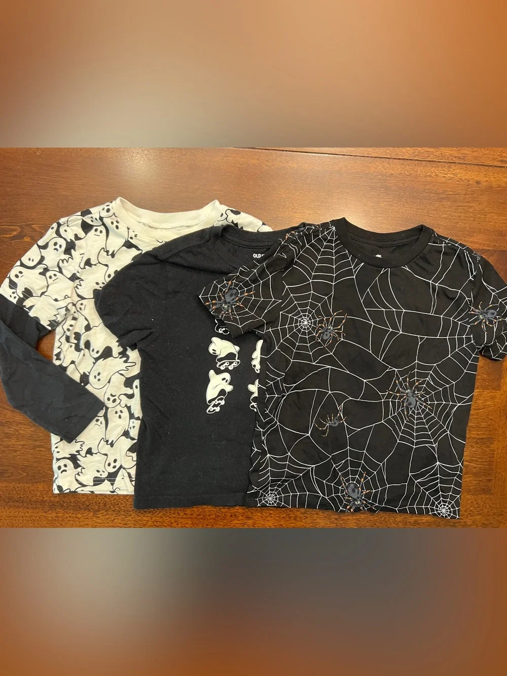 3 Pack Bundle Boys Halloween Fall Shirts Size Small 6-7